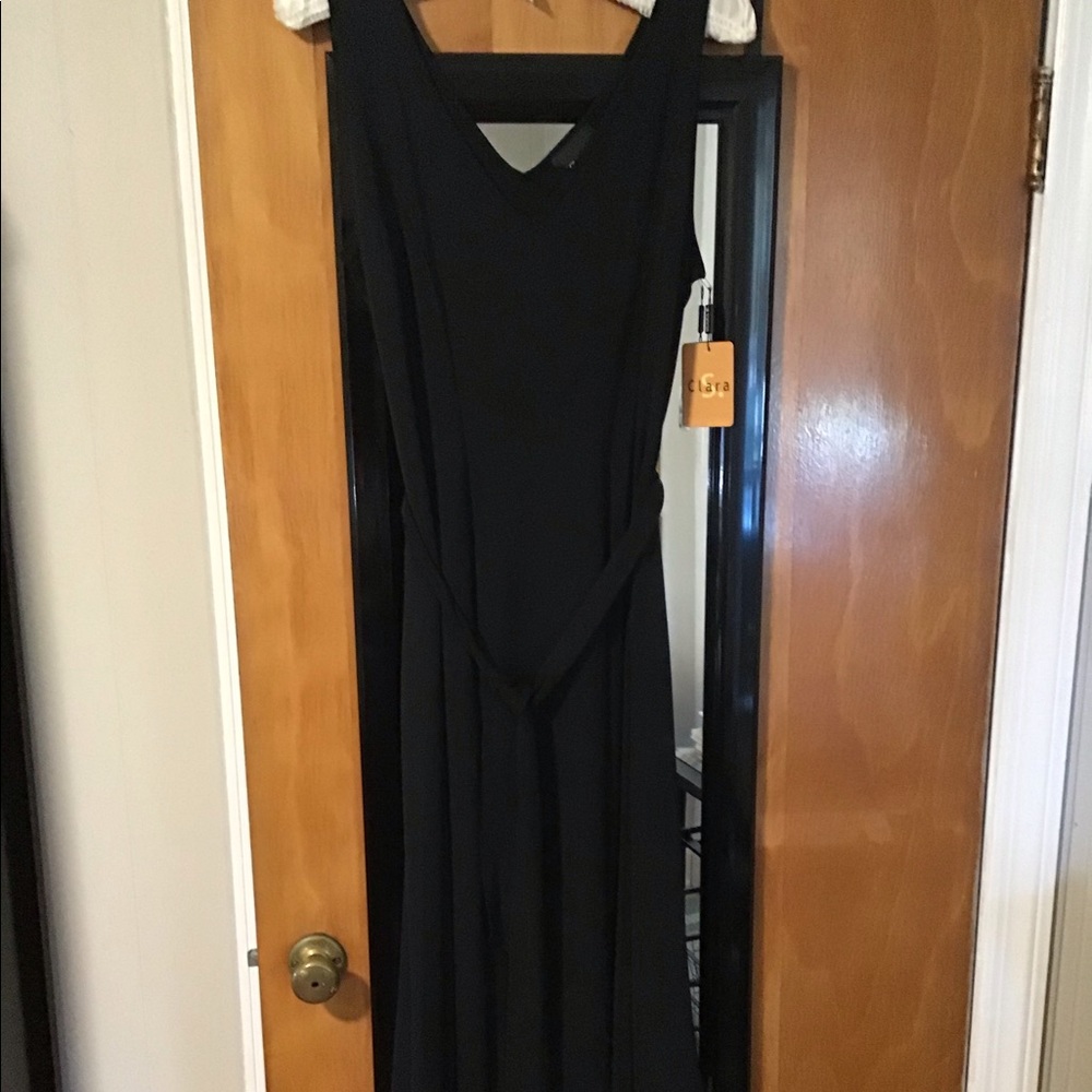 Clara S black A line dress